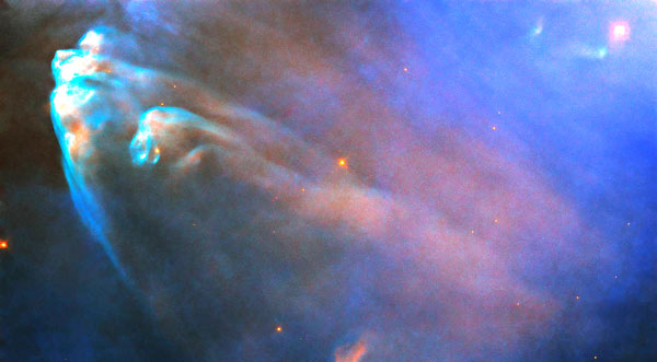 Hubble Captures Stunning Image of Colliding Gases in 'Running Man' Nebula