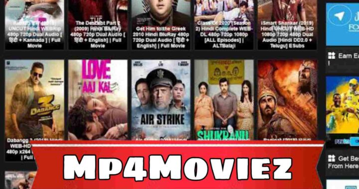 Mp4moviez in 2022 – Download Hollywood dubbed HD Movies MP4moviez com Illegal website News and updates