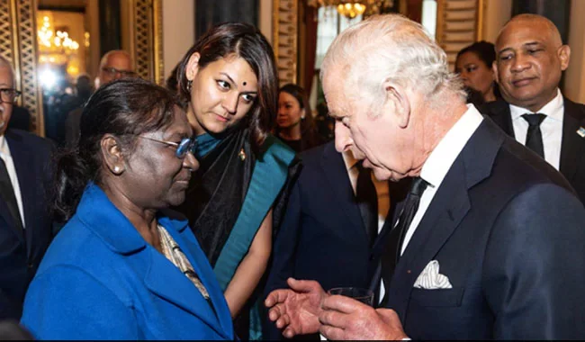 President Droupadi Murmu Meets King Charles Ahead Of Queen's Funeral