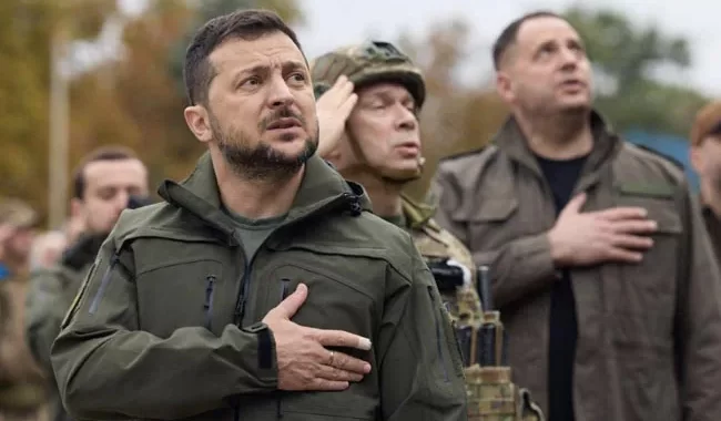 Ukraine Town "Completely Cleared" Of Russian Troops: Volodymyr Zelensky