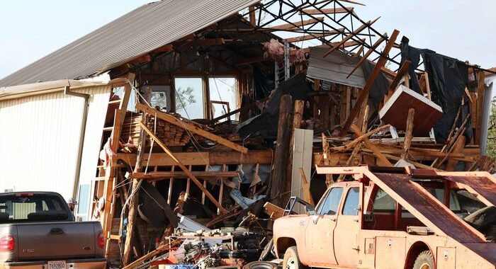 ‘Extremely dangerous’ tornado tears across US South as storms hit