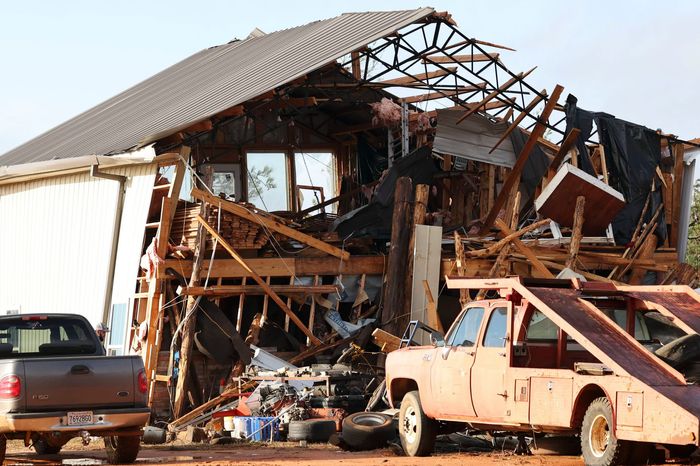 ‘Extremely dangerous’ tornado tears across US South as storms hit